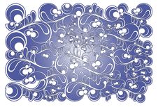 Stylized Frosty Pattern Stock Images