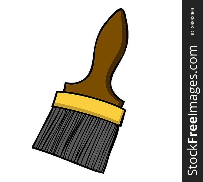 Paint Brush Cartoon