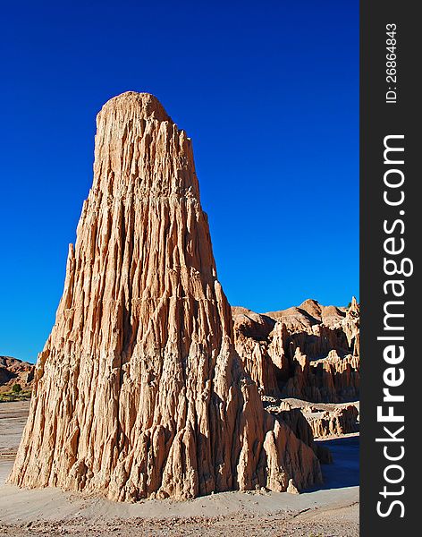 Clay formations in the Cathedral Gorge State Park, Nevada, USA