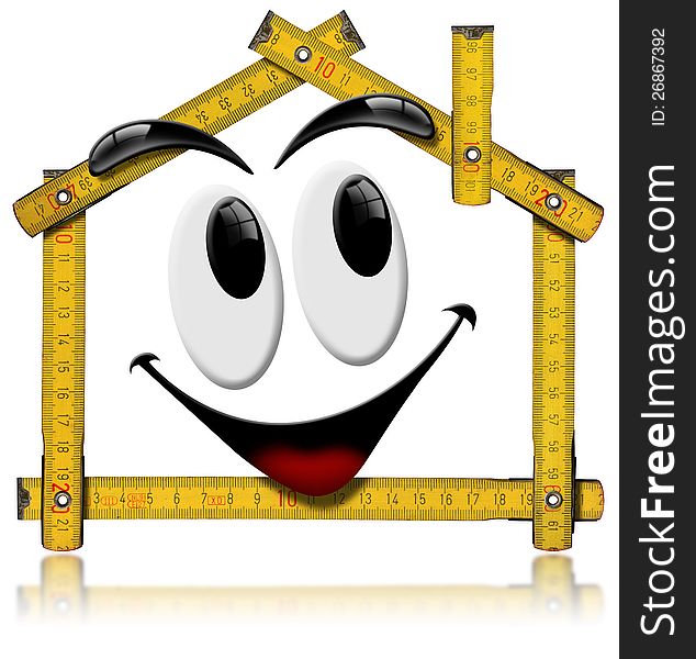 House Smiling - Wood Meter Tool