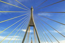 Suspension Bridge Royalty Free Stock Photography Suspension Bridge Royalty Free Stock Photography