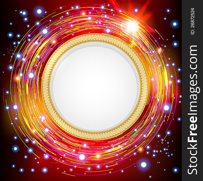 Abstract technology circles vector background . Abstract technology circles vector background .