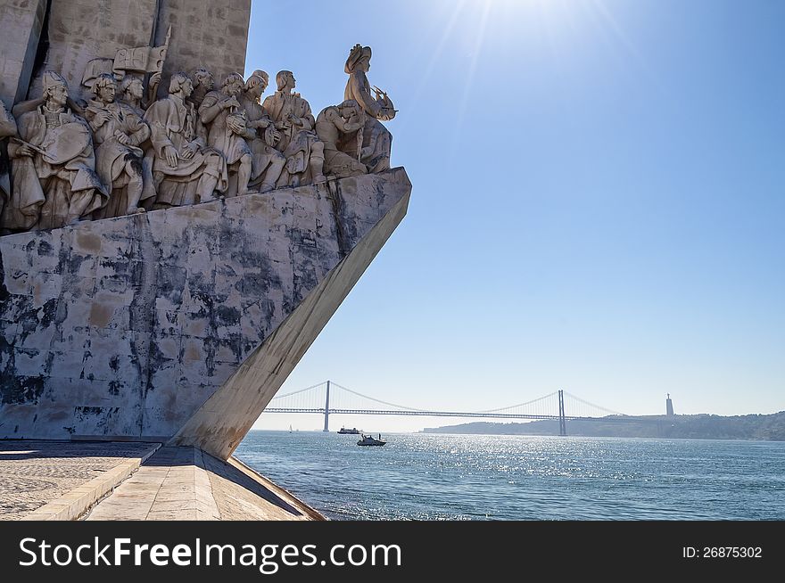 Monument to the Discoveries in Lisbon - Portugal