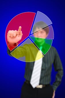 Press Blank Of Pie Chart Royalty Free Stock Image Press Blank Of Pie Chart Royalty Free Stock Image