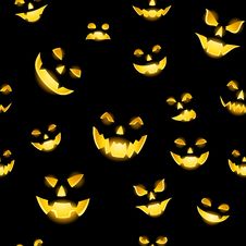 Jack-o-lantern Seamless Stock Images Jack-o-lantern Seamless Stock Images