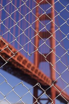 Fence Bridge View Royalty Free Stock Photography Fence Bridge View Royalty Free Stock Photography