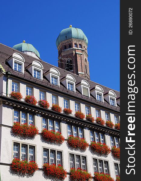 Frauenkirche at the Marienplatz Munich