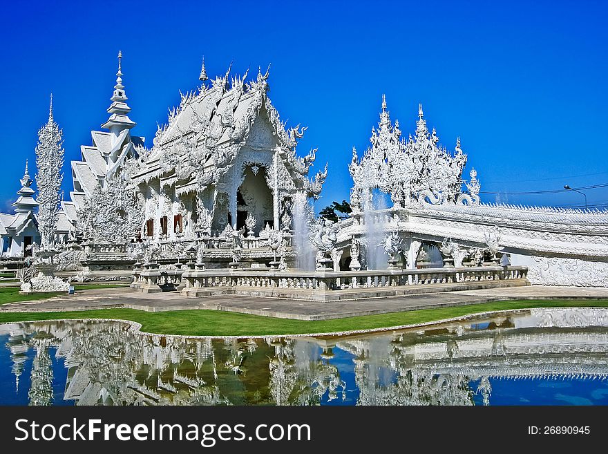 Wat Rong-Khun, Northern of Thailand. Wat Rong-Khun, Northern of Thailand.