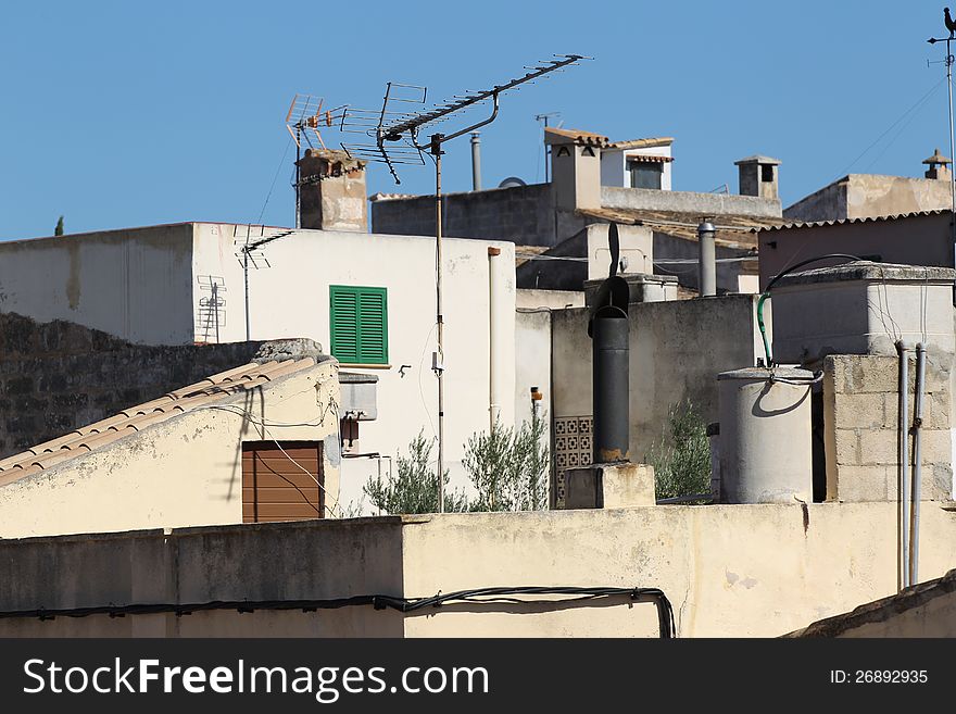 City â€‹â€‹street Alcudia, Mallorca, Spain, Europe. City â€‹â€‹street Alcudia, Mallorca, Spain, Europe