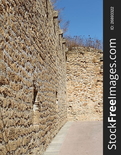 Old fortress in Alcudia, Mallorca, Spain