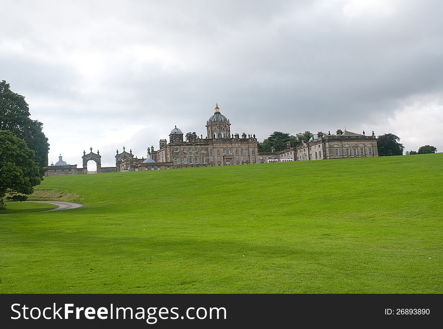 The great estate of castle howard in yorkshire in england