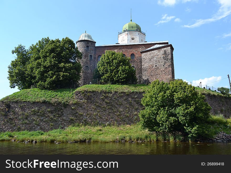 View of old Swedish castle in Vyborg, Russia. View of old Swedish castle in Vyborg, Russia
