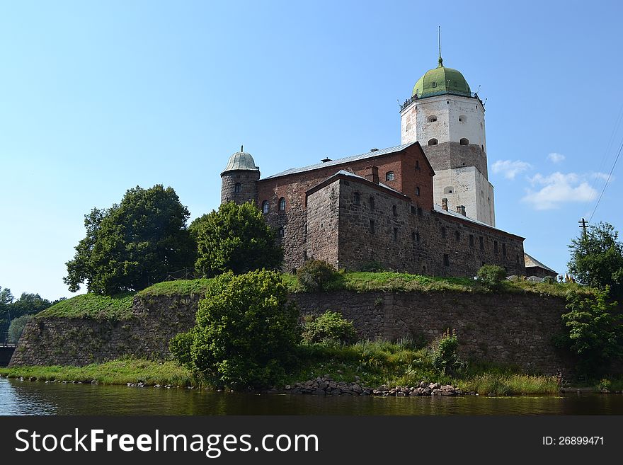 View of old Swedish castle in Vyborg, Russia. View of old Swedish castle in Vyborg, Russia