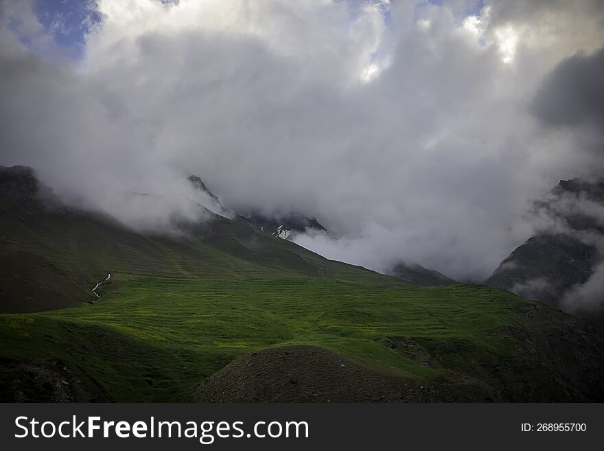 Summer in mountain in Gilgit Baltistan