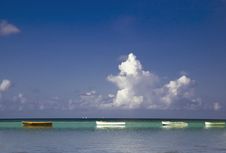 Line Of Boats At Anchor Stock Image Line Of Boats At Anchor Stock Image