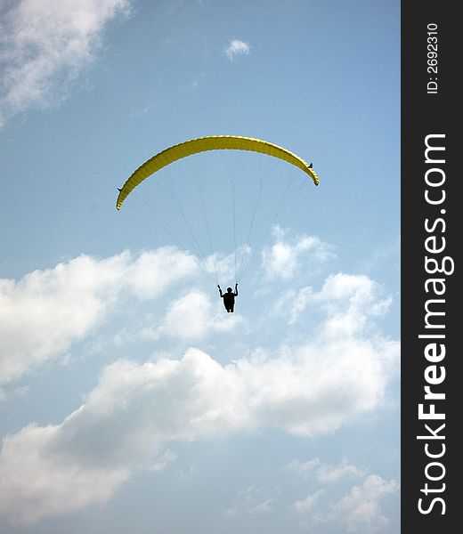 Parachute With Man