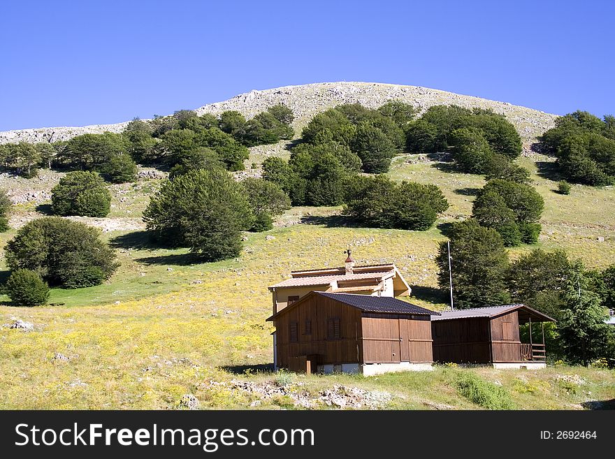 A suggestive view of the sicilian mountain. Madonie mountain. A suggestive view of the sicilian mountain. Madonie mountain