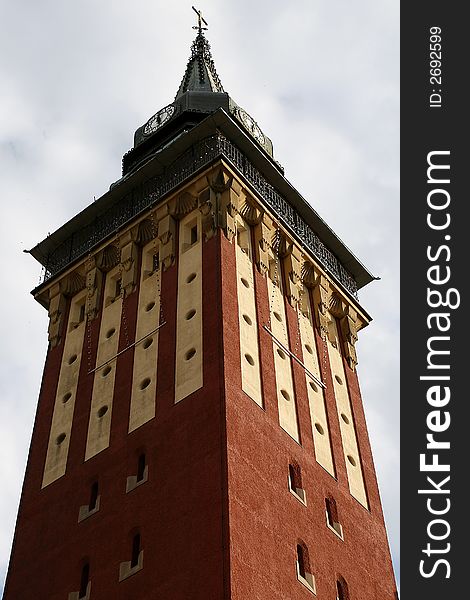 Photo of church tower in subotica