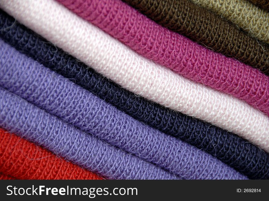 A Close Up Shot Abstract Woollens