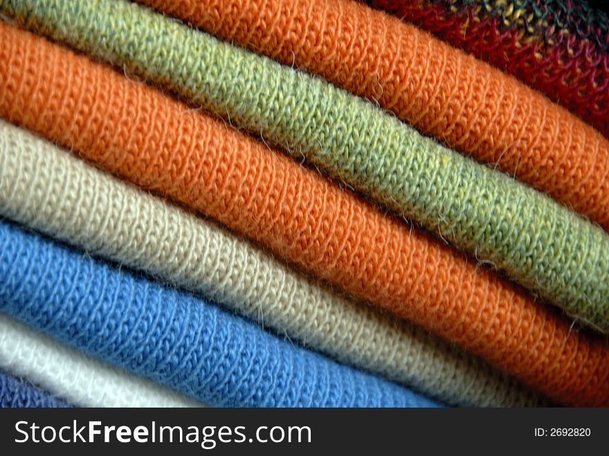 A Close Up Shot Abstract Woollens