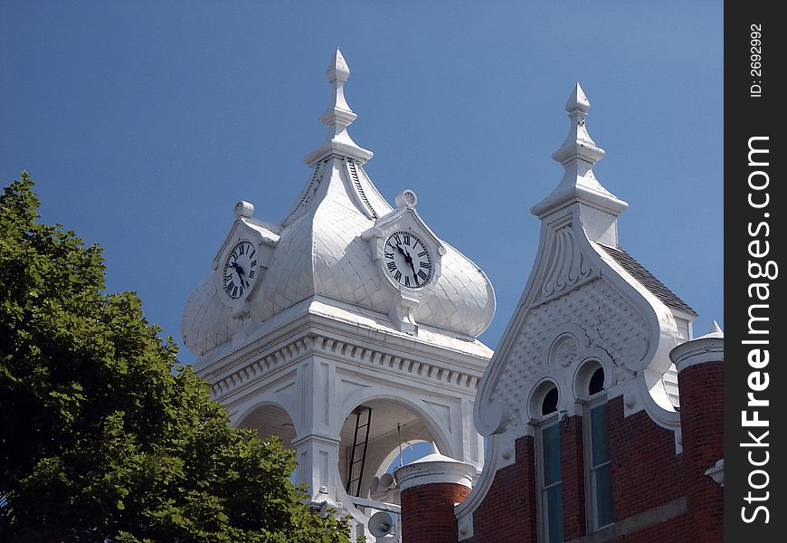 Historic Clock tower in Wellington Ohio