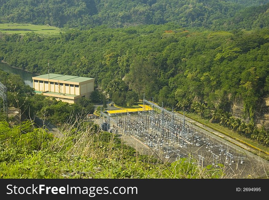 Pantabangan Dam in Nueva Ecija, Philippines