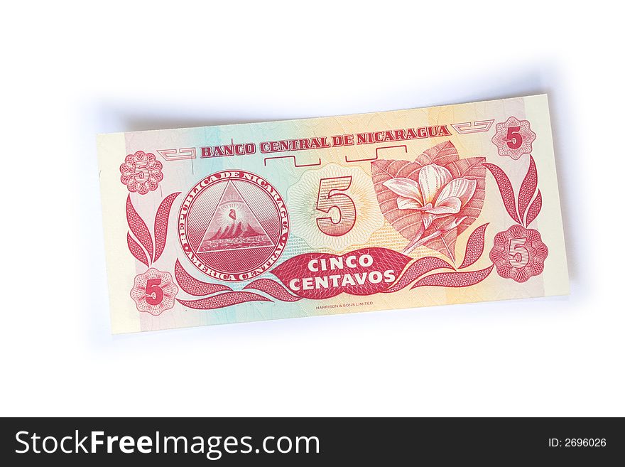 Money from the world collection: nicaragua. Money from the world collection: nicaragua