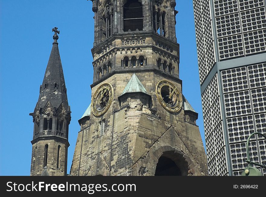 Kaiser Wilhelm Memorial Church in Berlin, germany.