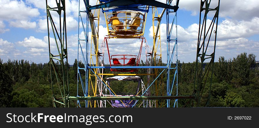 Ferris wheel,  construction, speed, danger