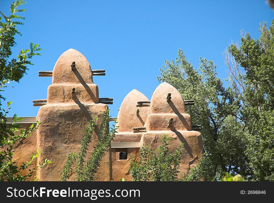 Image of african architecture copied in north american zoo. Image of african architecture copied in north american zoo.