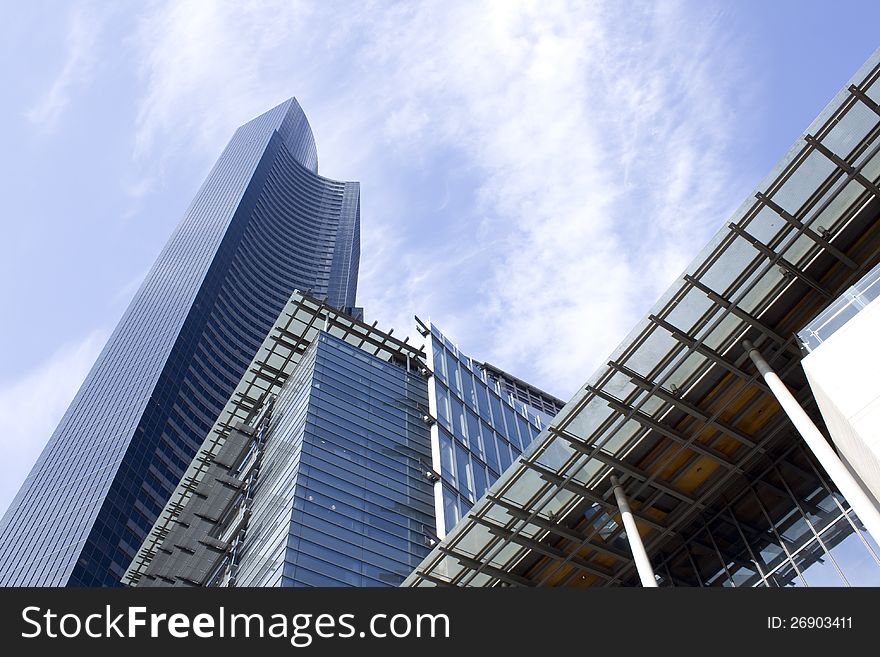 Modern architecture with glass and steel structure. Very neat. Modern architecture with glass and steel structure. Very neat.