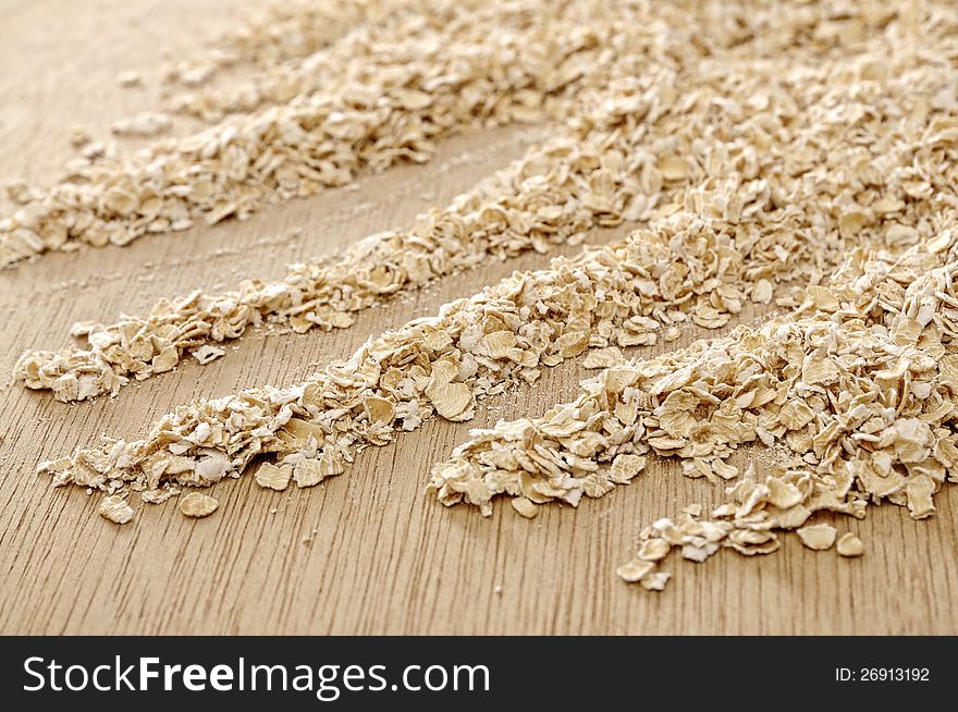 Oatmeal background. Good for healty food concept