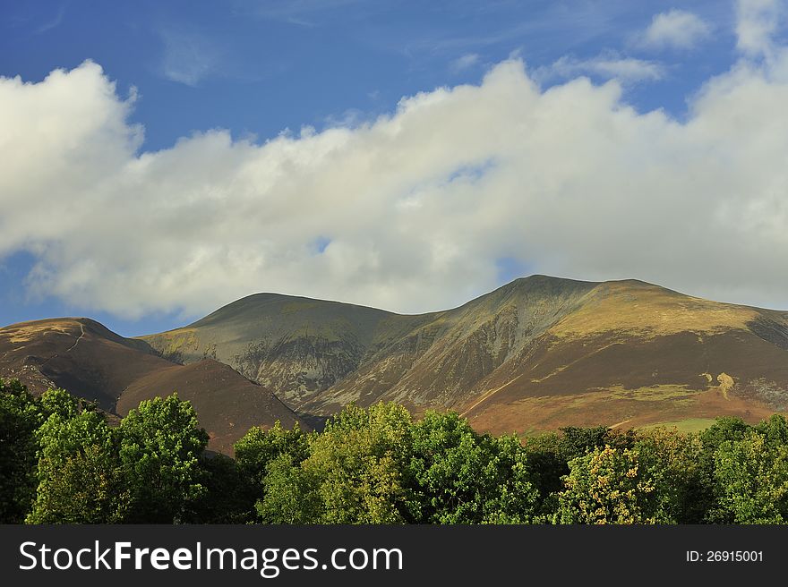 Scafell Mountain Range, Cumbria, England