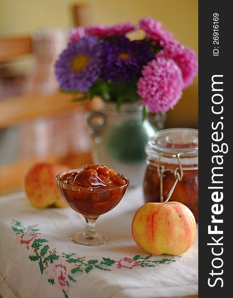 Pear And Apple Preserve