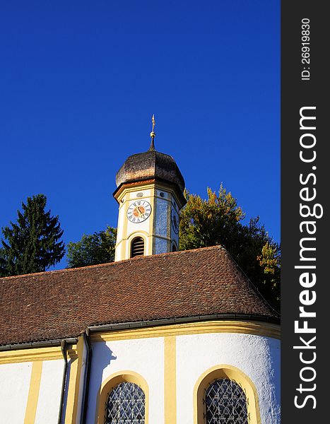 Beautiful Bavarian church in Germany