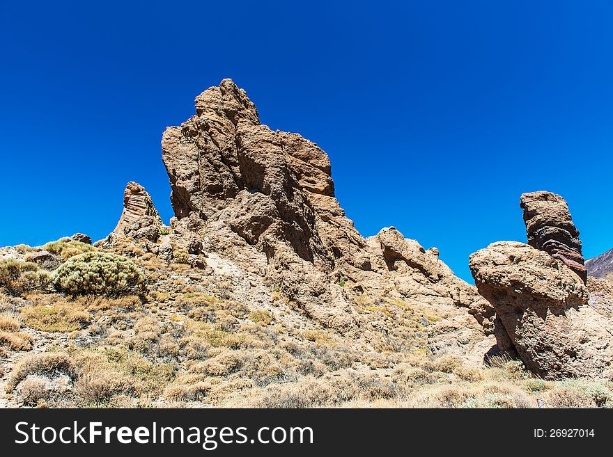 Beautiful pictures of rocks on Mount Teide