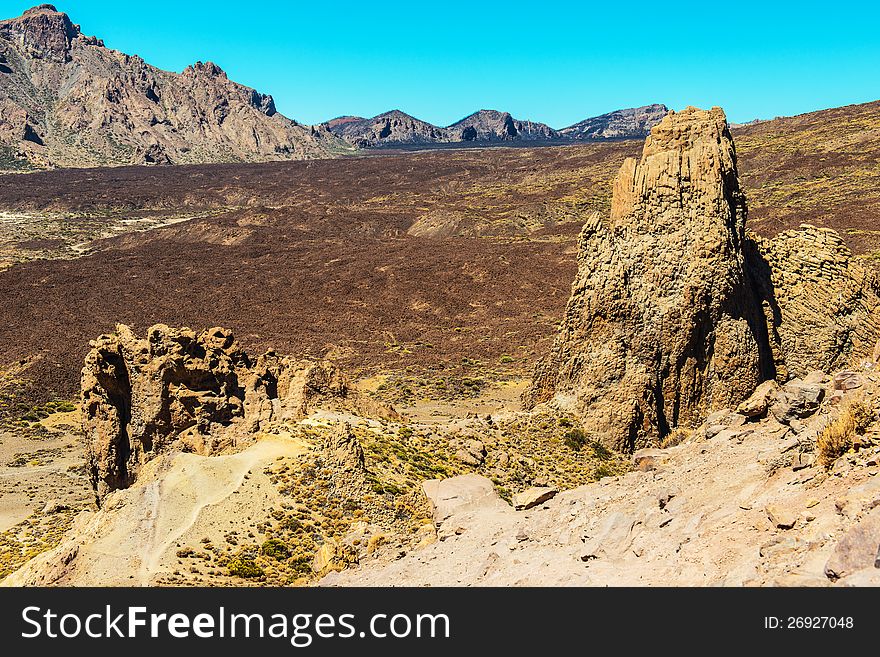 Beautiful pictures of rocks on Mount Teide