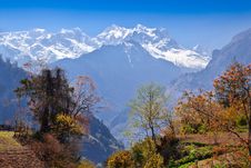 Himalayas Landscape, Nepal Stock Images Himalayas Landscape, Nepal Stock Images
