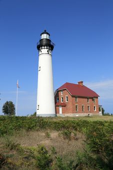 Poverty Island Lighthouse Michigan USA - Free Stock Images & Photos ...