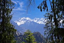 Himalayas Landscape, Nepal Royalty Free Stock Photography Himalayas Landscape, Nepal Royalty Free Stock Photography