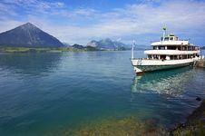 Passenger Boat, Lake Thun, Switzerland Stock Photography Passenger Boat, Lake Thun, Switzerland Stock Photography