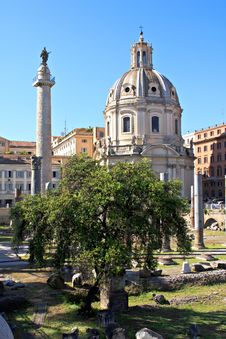 Old Roman Forum, Italy Royalty Free Stock Image Old Roman Forum, Italy Royalty Free Stock Image