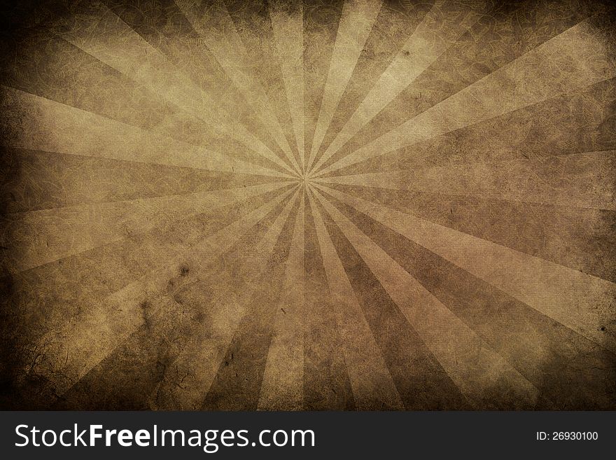 Illustration of abstract grunge paper with rays, vintage background. Illustration of abstract grunge paper with rays, vintage background.