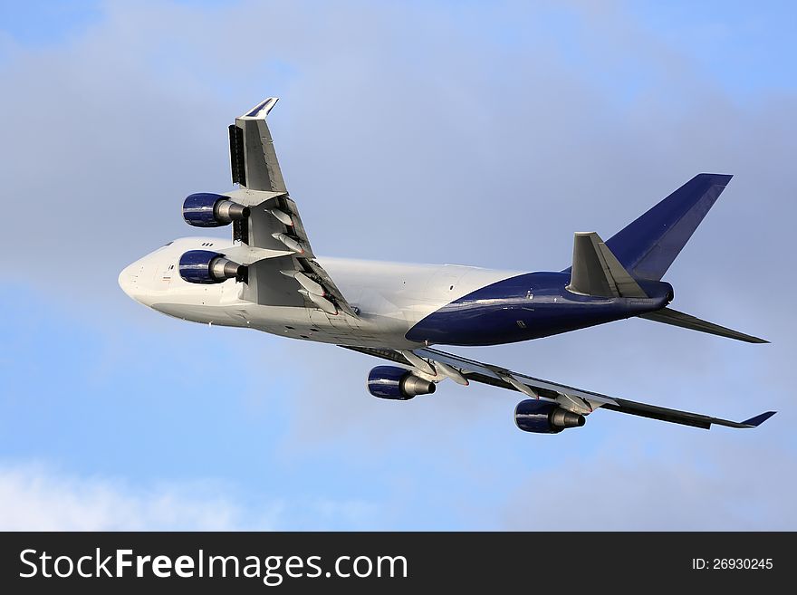 Cargo Aircraft In Flight