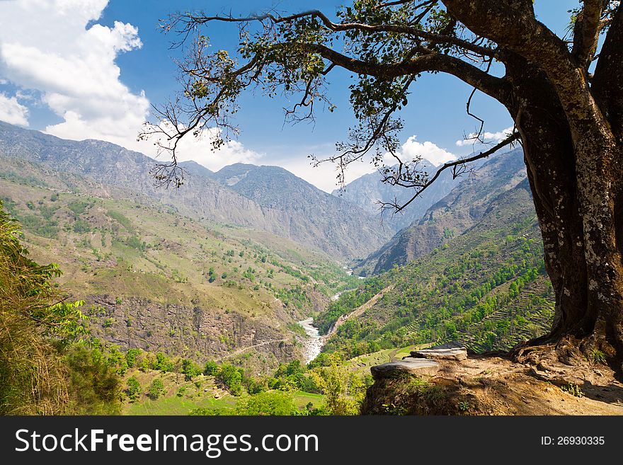 Beautiful Landscape In Himalayas