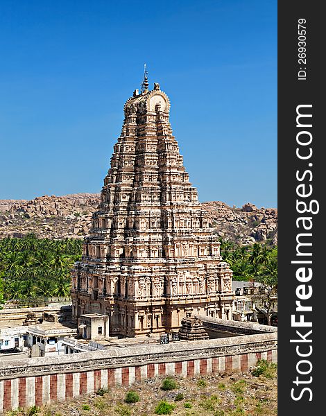 Virupaksha Temple, Hampi Karnataka India