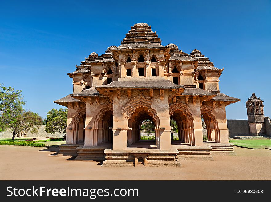 Beautiful Lotus Temple, Hampi, India. Beautiful Lotus Temple, Hampi, India