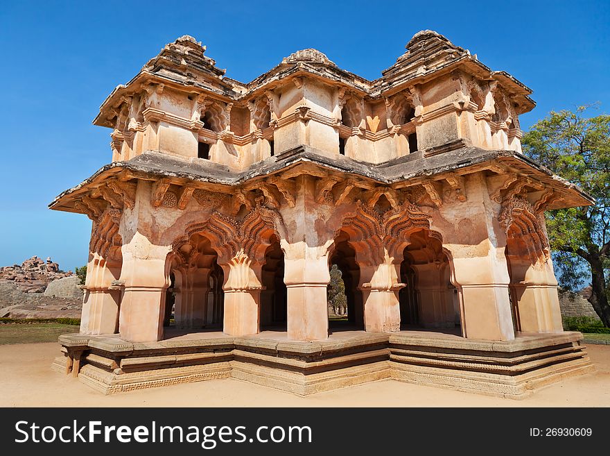 Beautiful Lotus Temple, Hampi, India. Beautiful Lotus Temple, Hampi, India