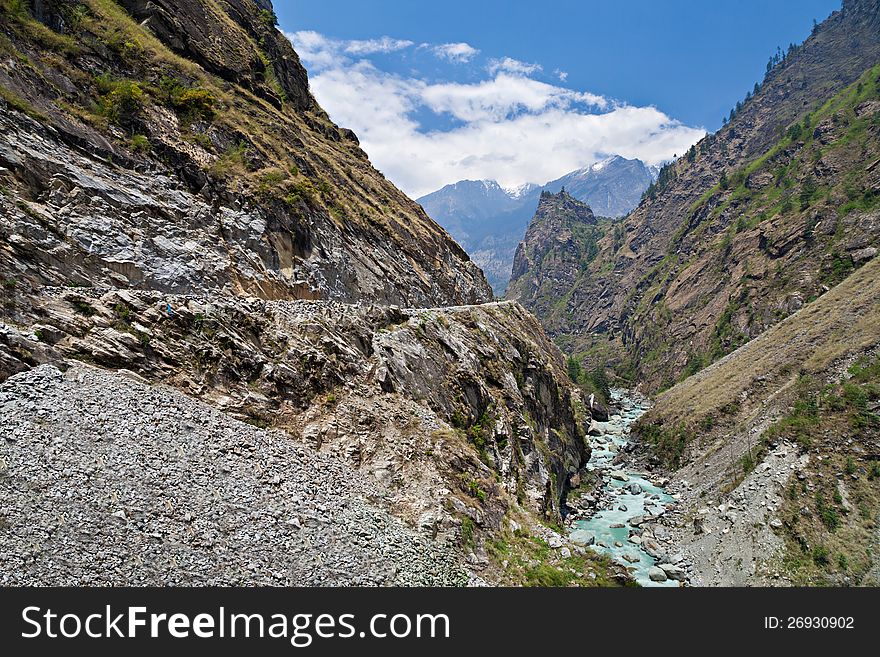Beautiful Landscape In Himalayas