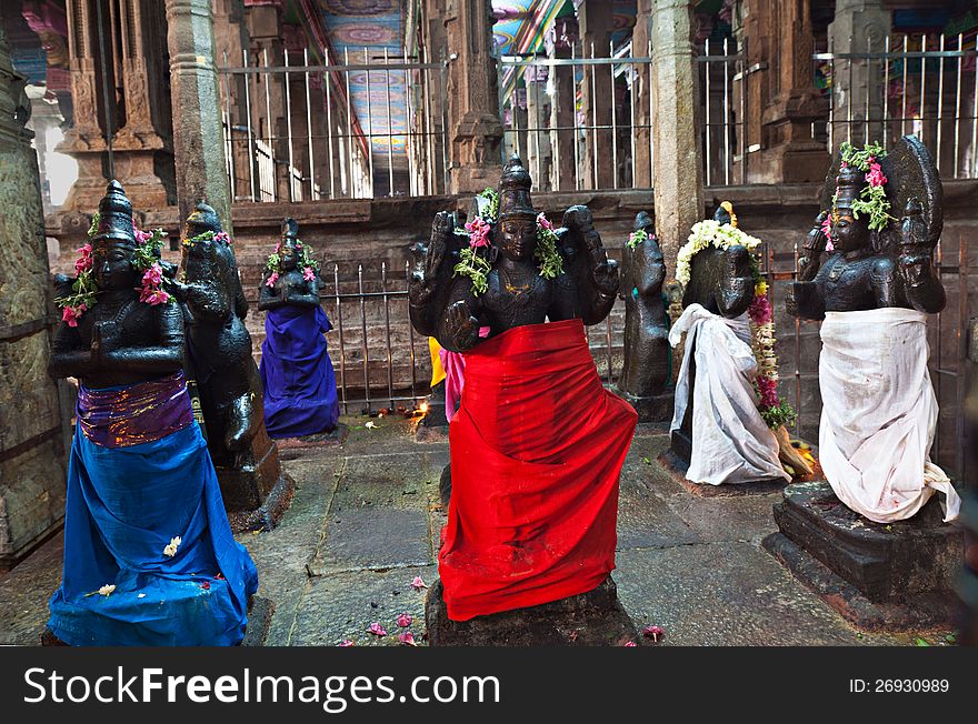 Inside Meenakshi Temple